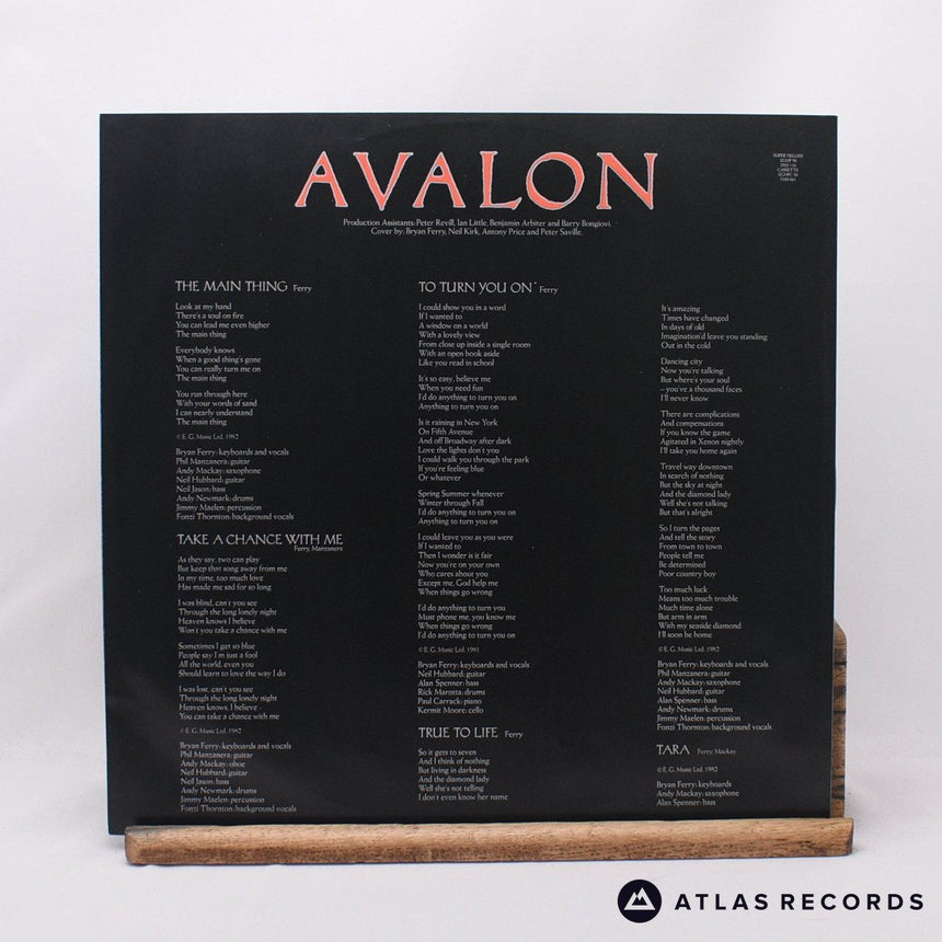Roxy Music - Avalon - A//1 B//1 LP Vinyl Record - EX/EX