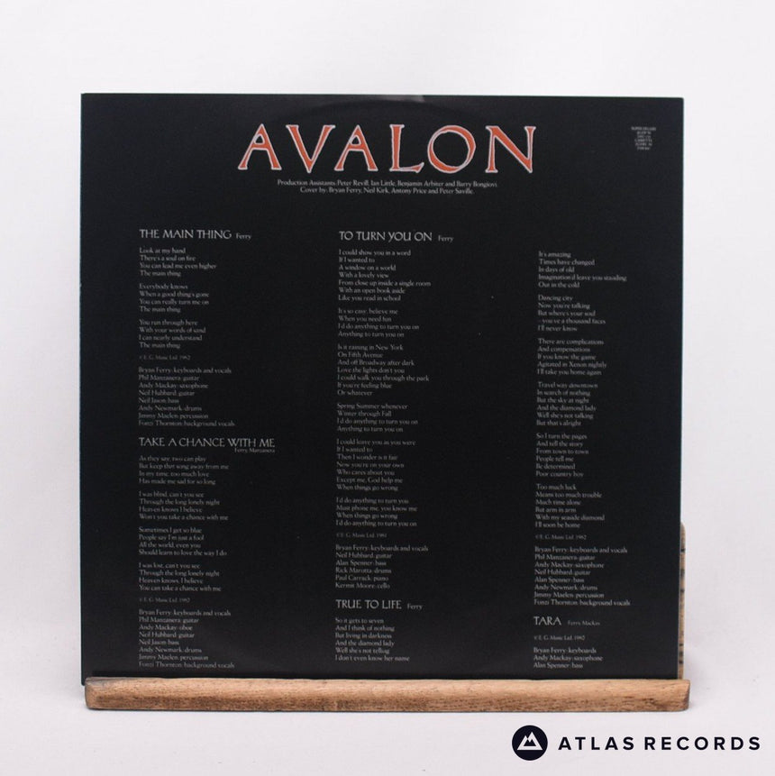 Roxy Music - Avalon - LP Vinyl Record - EX/EX