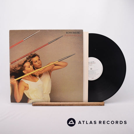 Roxy Music Flesh + Blood LP Vinyl Record - Front Cover & Record
