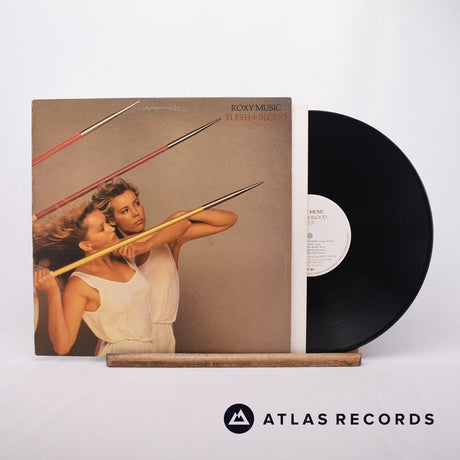 Roxy Music Flesh + Blood LP Vinyl Record - Front Cover & Record