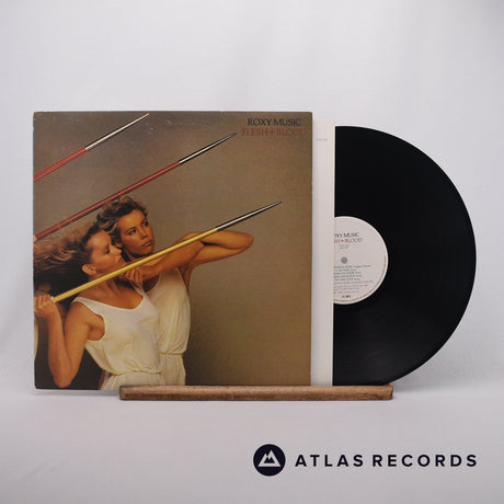 Roxy Music Flesh + Blood LP Vinyl Record - Front Cover & Record