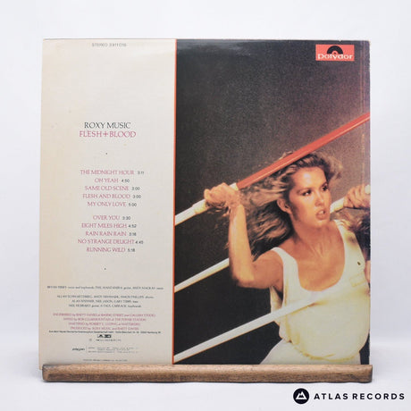 Roxy Music - Flesh + Blood - Lyric Sheet LP Vinyl Record - VG+/VG+