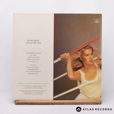 Roxy Music - Flesh + Blood - Strawberry LP Vinyl Record - EX/EX