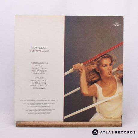 Roxy Music - Flesh + Blood - Strawberry LP Vinyl Record - VG+/EX
