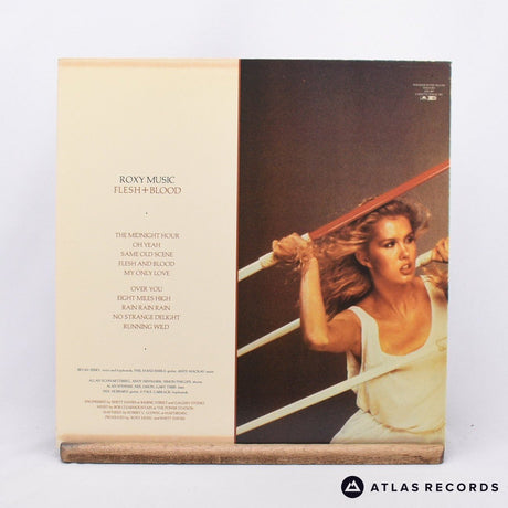 Roxy Music - Flesh + Blood - Strawberry LP Vinyl Record - EX/VG+