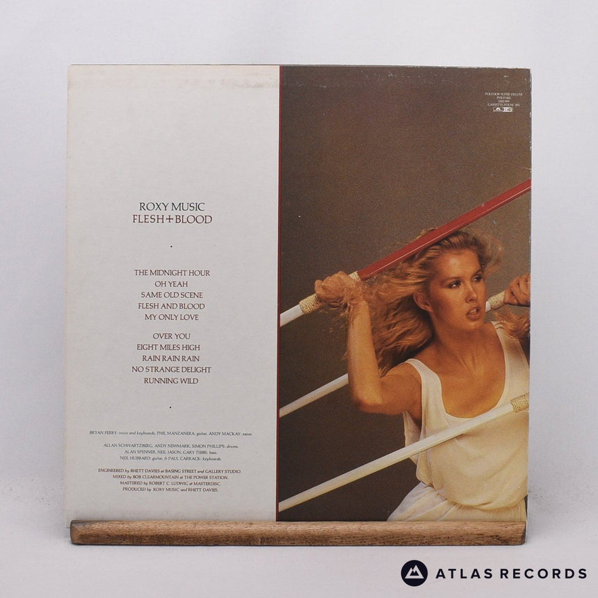 Roxy Music - Flesh + Blood - Strawberry LP Vinyl Record - VG+/EX