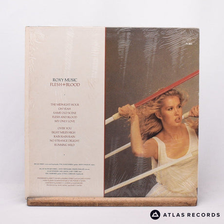 Roxy Music - Flesh + Blood - Strawberry LP Vinyl Record - EX/VG+