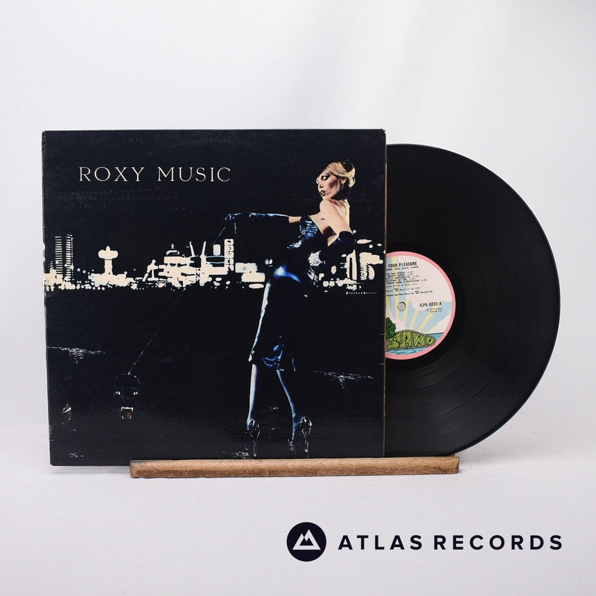 Roxy Music For Your Pleasure LP Vinyl Record - Front Cover & Record