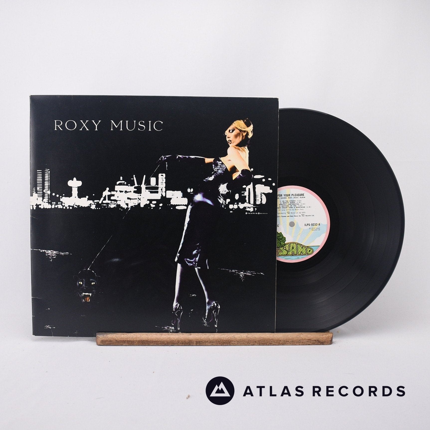 Roxy Music For Your Pleasure LP Vinyl Record EX/EX – Atlas Records