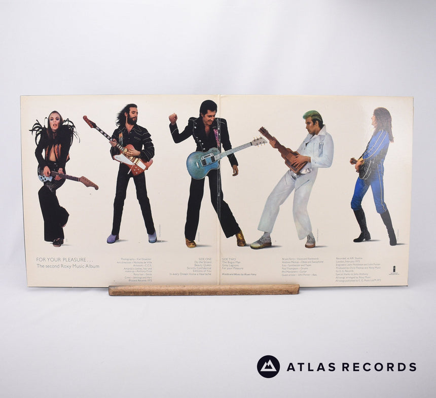 Roxy Music - For Your Pleasure - A-1 B-1 LP Vinyl Record - EX/EX