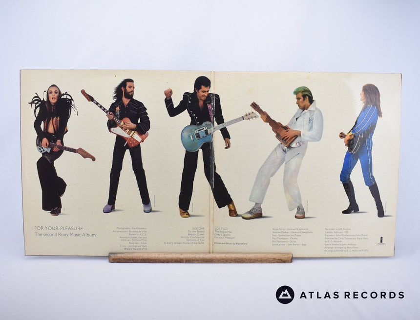 Roxy Music - For Your Pleasure - A-1 B-1 LP Vinyl Record - EX/EX