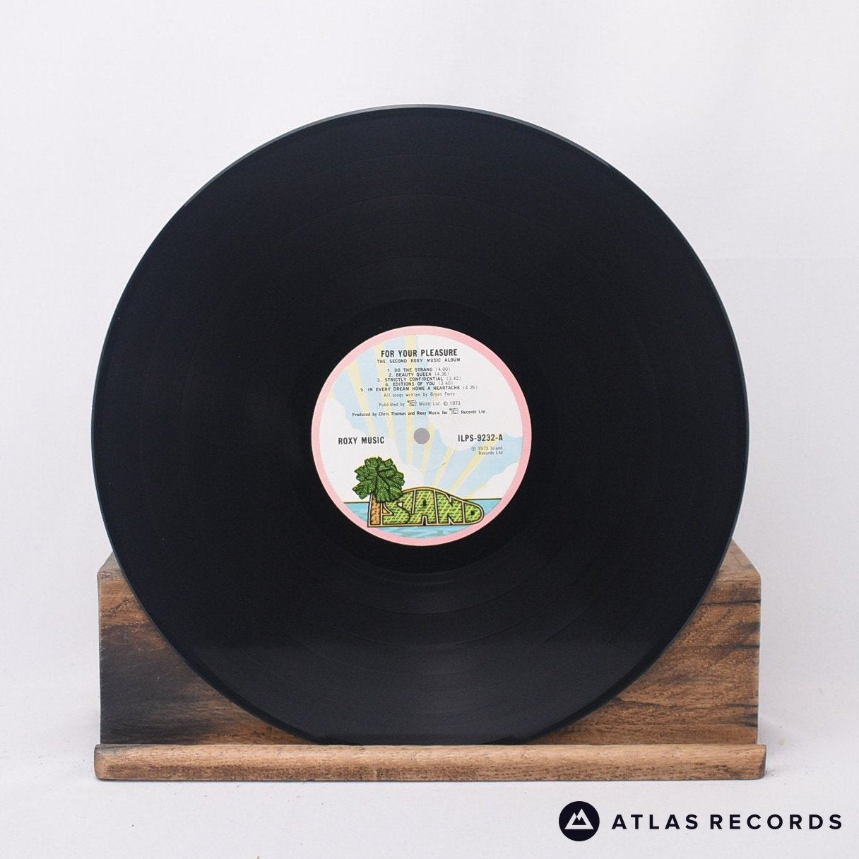 Roxy Music For Your Pleasure LP Vinyl Record EX/EX – Atlas Records