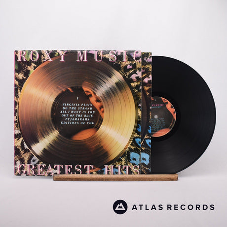 Roxy Music Greatest Hits LP Vinyl Record - Front Cover & Record