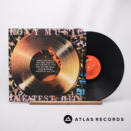 Roxy Music Greatest Hits LP Vinyl Record - Front Cover & Record