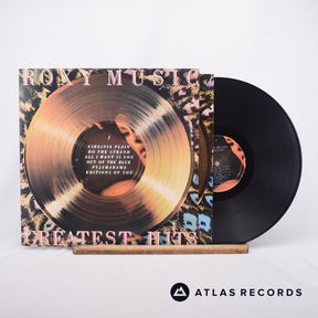 Roxy Music Greatest Hits LP Vinyl Record - Front Cover & Record