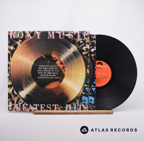 Roxy Music Greatest Hits LP Vinyl Record - Front Cover & Record