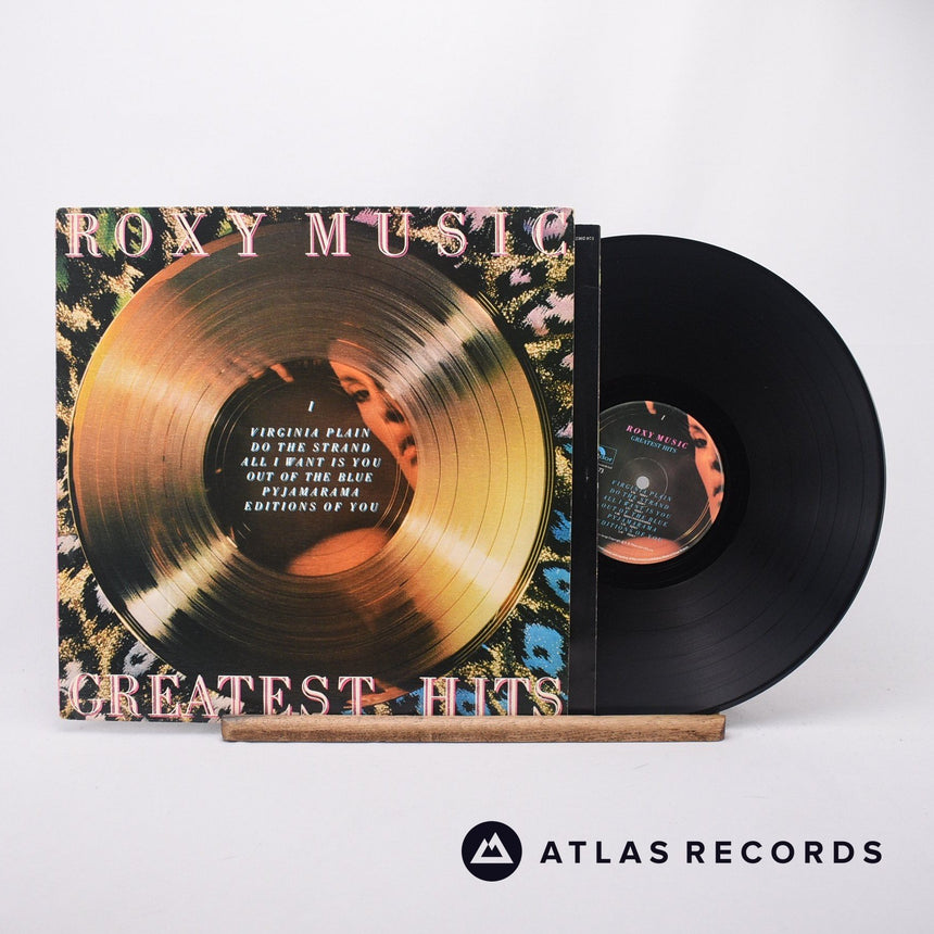 Roxy Music Greatest Hits LP Vinyl Record - Front Cover & Record