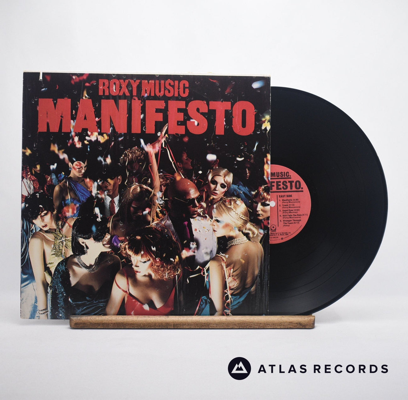 Roxy Music Manifesto LP Vinyl Record - Front Cover & Record