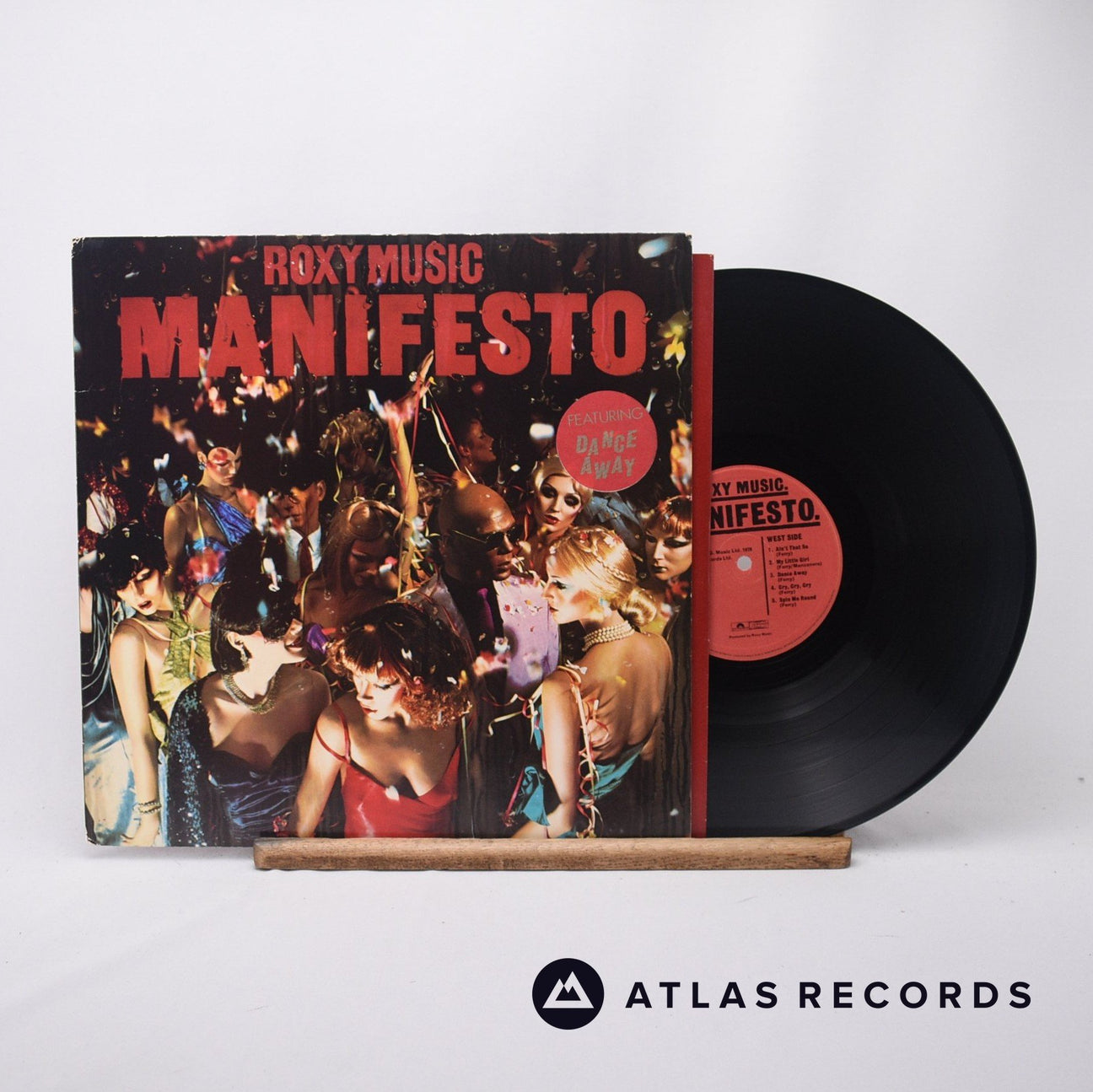 Roxy Music Manifesto LP Vinyl Record - Front Cover & Record