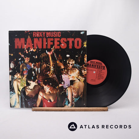 Roxy Music Manifesto LP Vinyl Record - Front Cover & Record