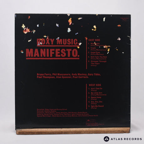 Roxy Music - Manifesto - Strawberry LP Vinyl Record - EX/VG+