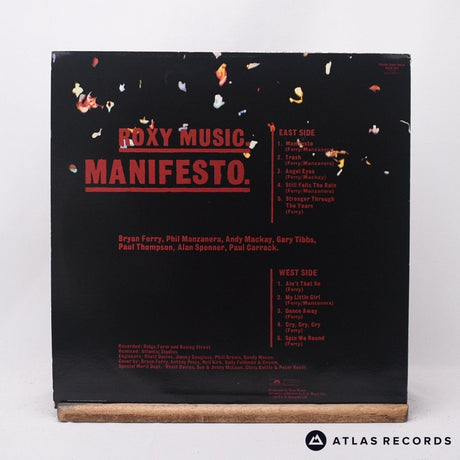 Roxy Music - Manifesto - Strawberry LP Vinyl Record - EX/EX