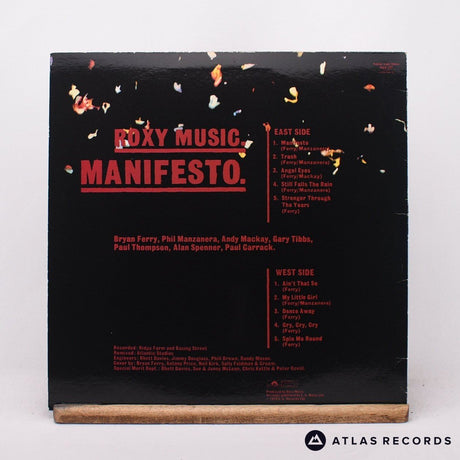 Roxy Music - Manifesto - Strawberry LP Vinyl Record - EX/EX