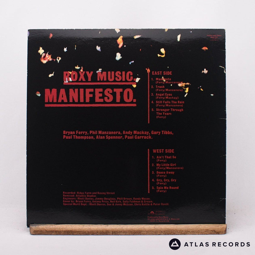 Roxy Music - Manifesto - Strawberry LP Vinyl Record - EX/EX