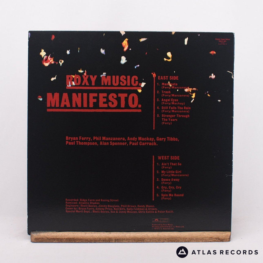 Roxy Music - Manifesto - Strawberry A//2 B//2 LP Vinyl Record - EX/EX