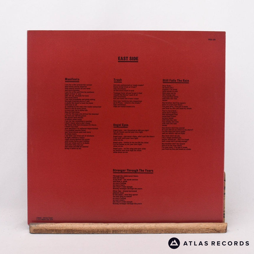 Roxy Music - Manifesto - Strawberry A//2 B//2 LP Vinyl Record - EX/EX