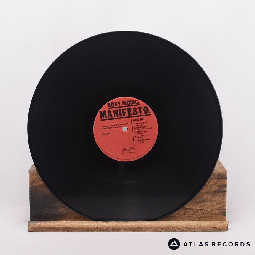 Roxy Music - Manifesto - Strawberry A//2 B//2 LP Vinyl Record - EX/EX