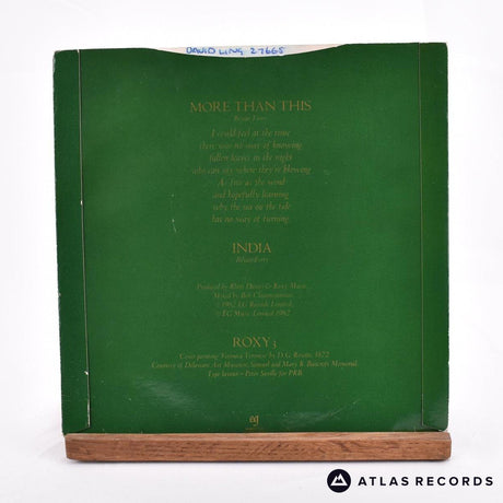 Roxy Music - More Than This - 7" Vinyl Record - VG+/VG+