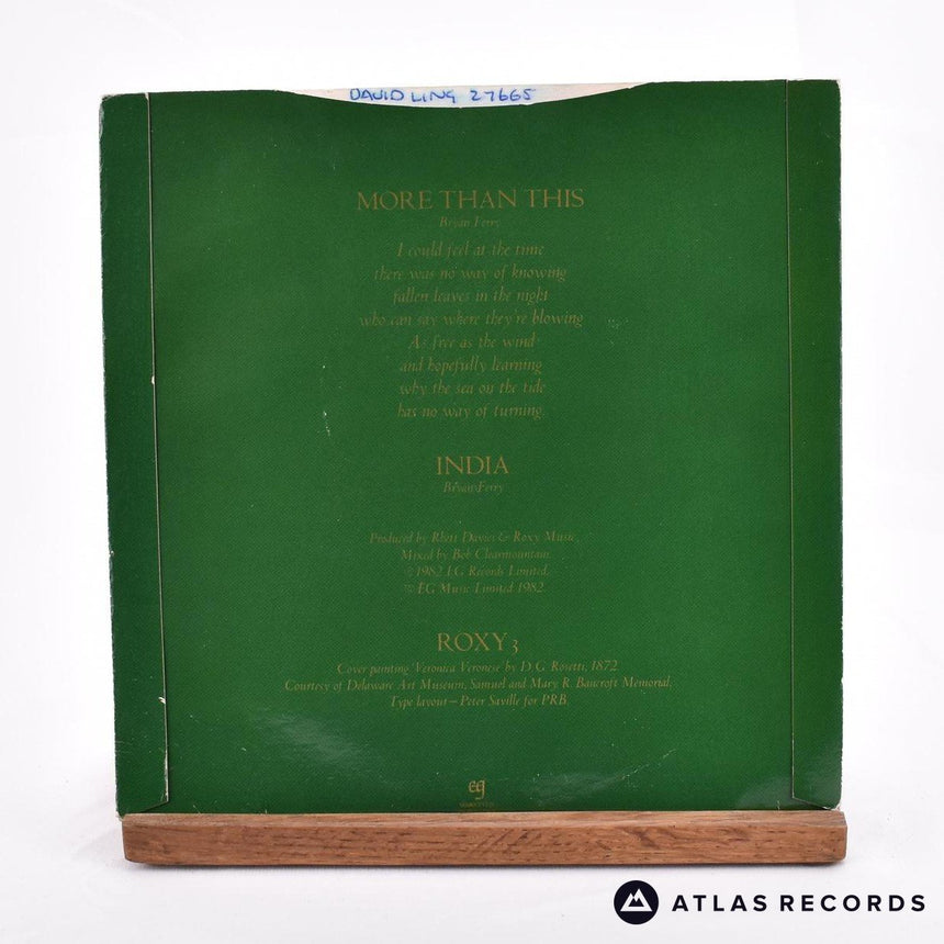 Roxy Music - More Than This - 7" Vinyl Record - VG+/VG+