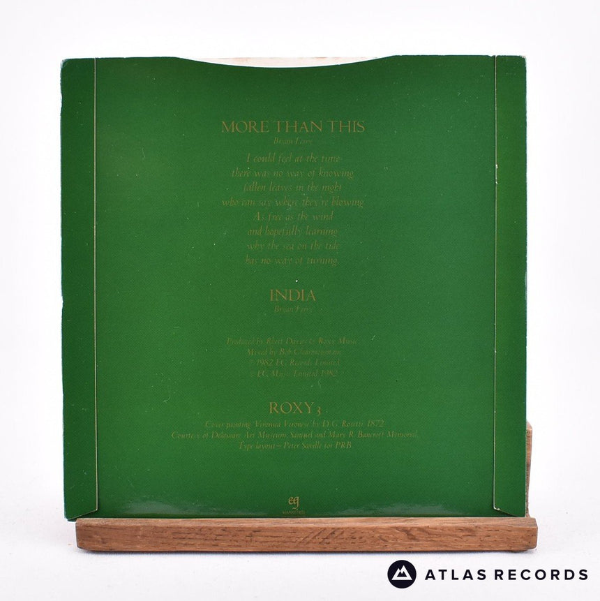 Roxy Music - More Than This - Arun 7" Vinyl Record - VG+/VG+