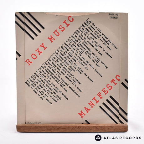 Roxy Music - Over You - 7" Vinyl Record - VG+/EX