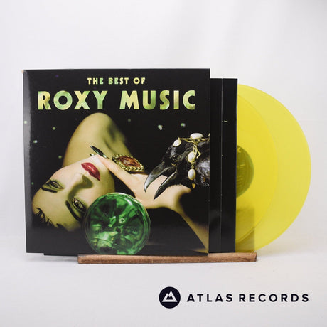 Roxy Music The Best Of Roxy Music 2 x LP Vinyl Record - Front Cover & Record
