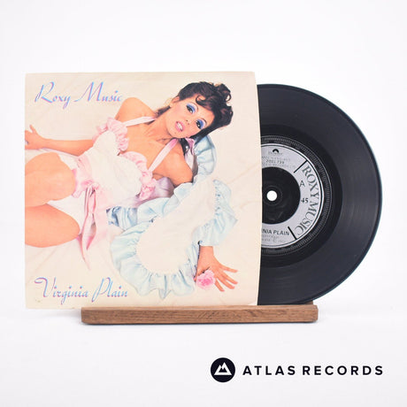 Roxy Music Virginia Plain 7" Vinyl Record - Front Cover & Record