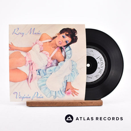 Roxy Music Virginia Plain 7" Vinyl Record - Front Cover & Record