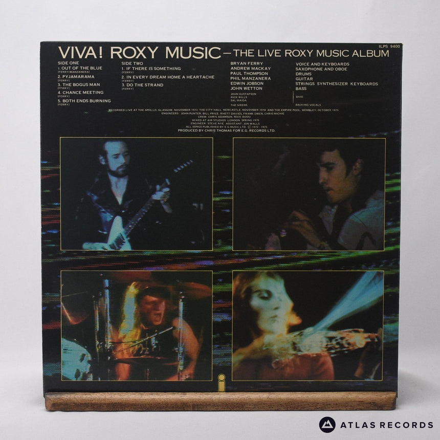 Roxy Music - Viva! Roxy Music - LP Vinyl Record - EX/EX