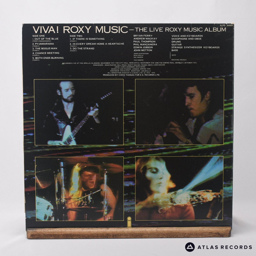 Roxy Music - Viva! Roxy Music - LP Vinyl Record - EX/VG+