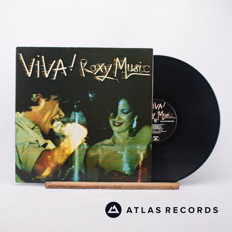Roxy Music Viva ! The Live Roxy Music Album LP Vinyl Record - Front Cover & Record