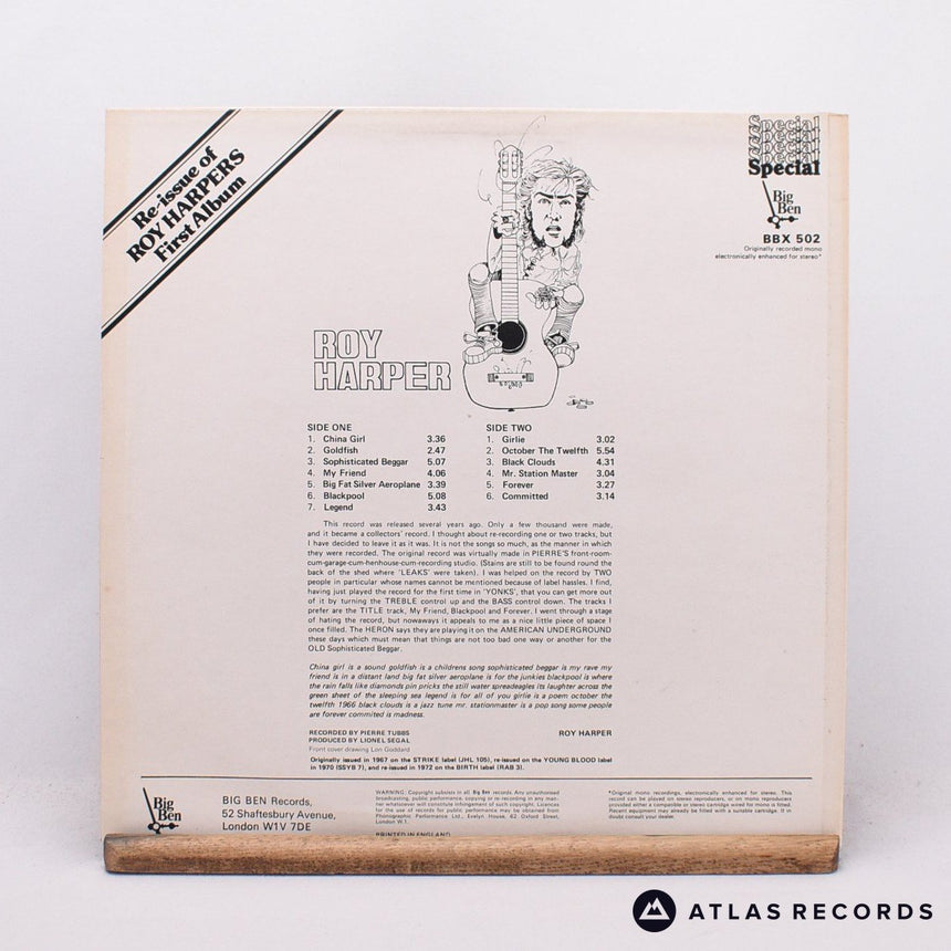 Roy Harper - The Sophisticated Beggar - A//2 B//2 LP Vinyl Record - EX/EX