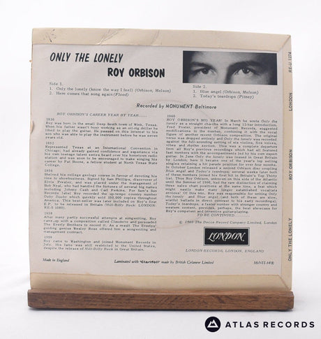 Roy Orbison - Only The Lonely - 7" EP Vinyl Record - VG+/VG+