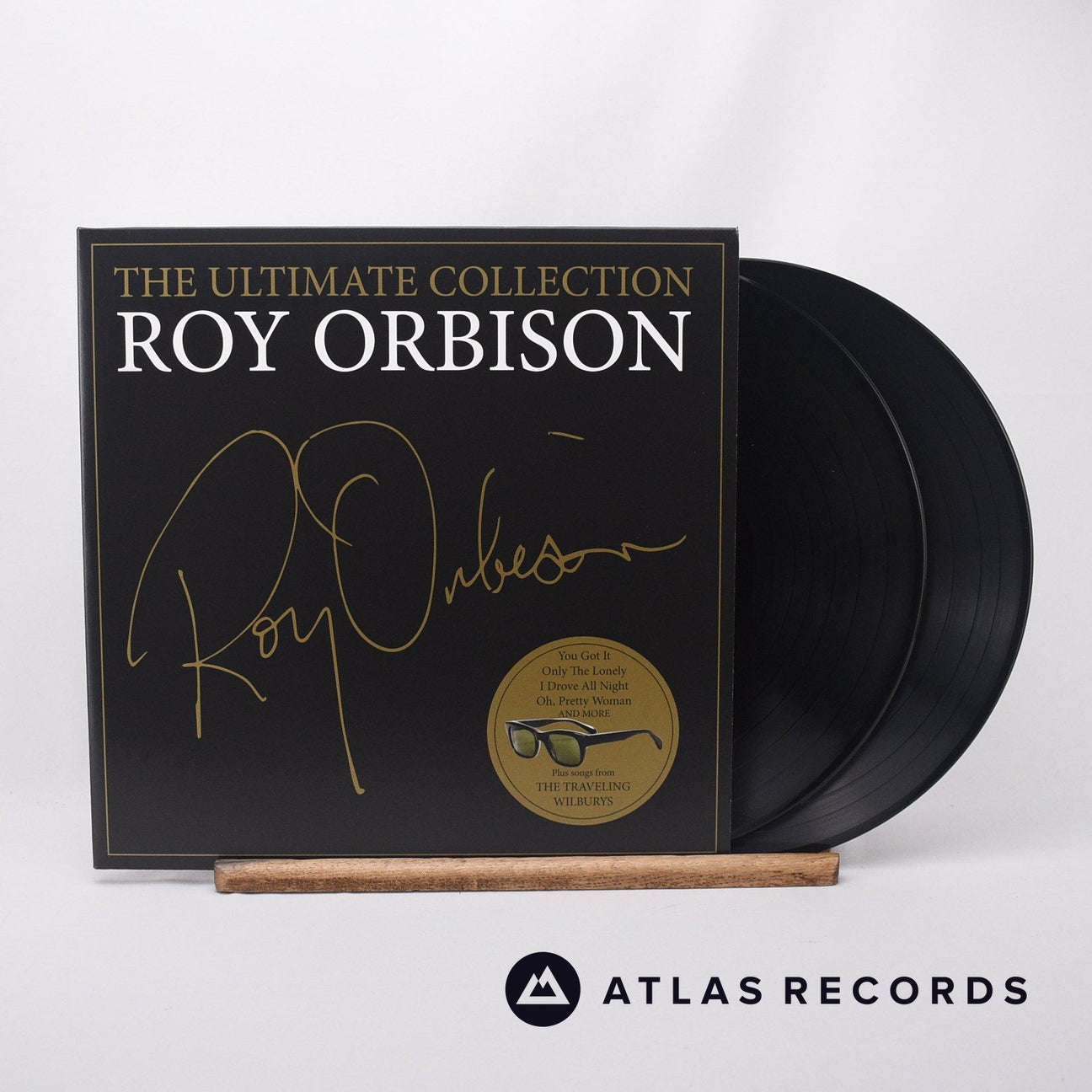 Roy Orbison The Ultimate Collection 2 x LP Vinyl Record - Front Cover & Record