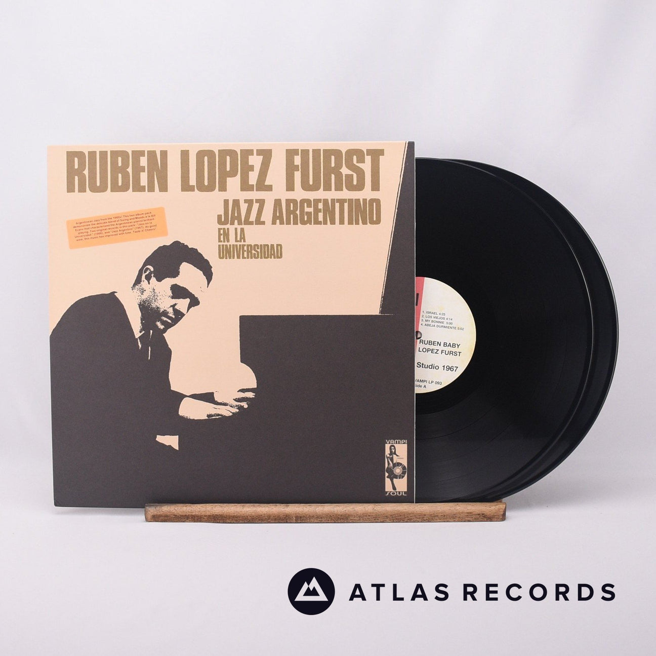 Rubén López Fürst Jazz Argentino En La Universidad Double LP Vinyl Record - Front Cover & Record