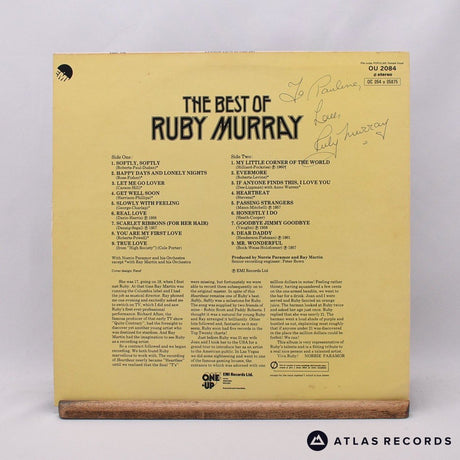 Ruby Murray - The Best Of Ruby Murray - Signed LP Vinyl Record - EX/VG+