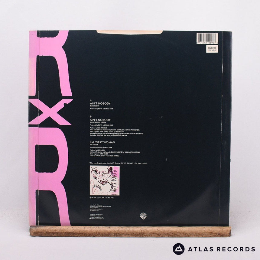 Rufus & Chaka Khan - Ain't Nobody (Remix Version) - 12" Vinyl Record - EX/EX