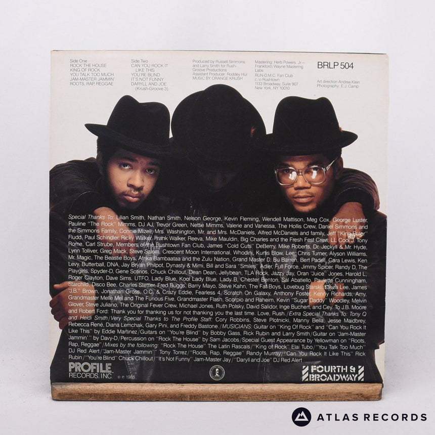 Run-DMC - King Of Rock - LP Vinyl Record - VG+/VG+
