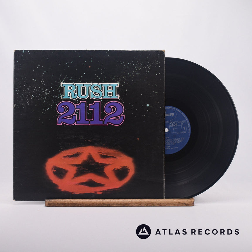 Rush 2112 LP Vinyl Record - Front Cover & Record