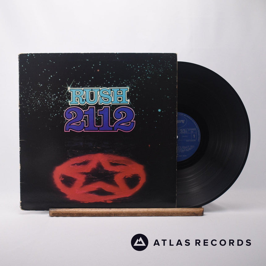 Rush 2112 LP Vinyl Record - Front Cover & Record